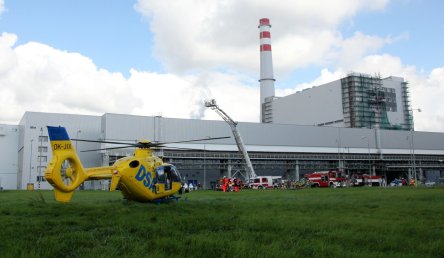 V Temelíně jsme cvičili reakci na pád dopravního letadla